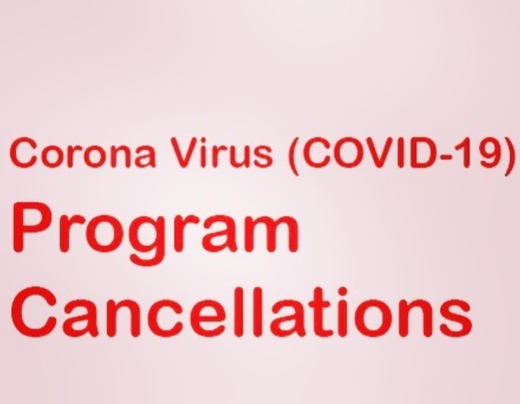 Covid 19 progam cancellation