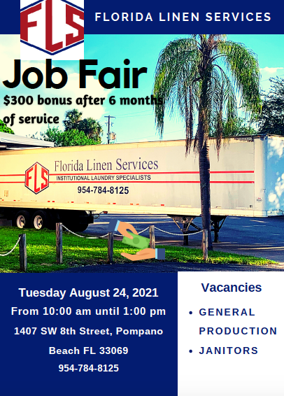 Florida Linens Job Fair
